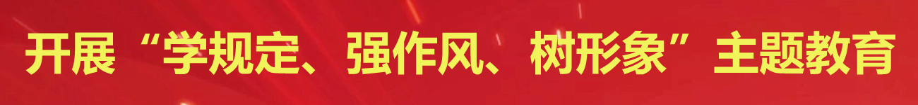 開展“學規定、強作風、樹形象”主題教育